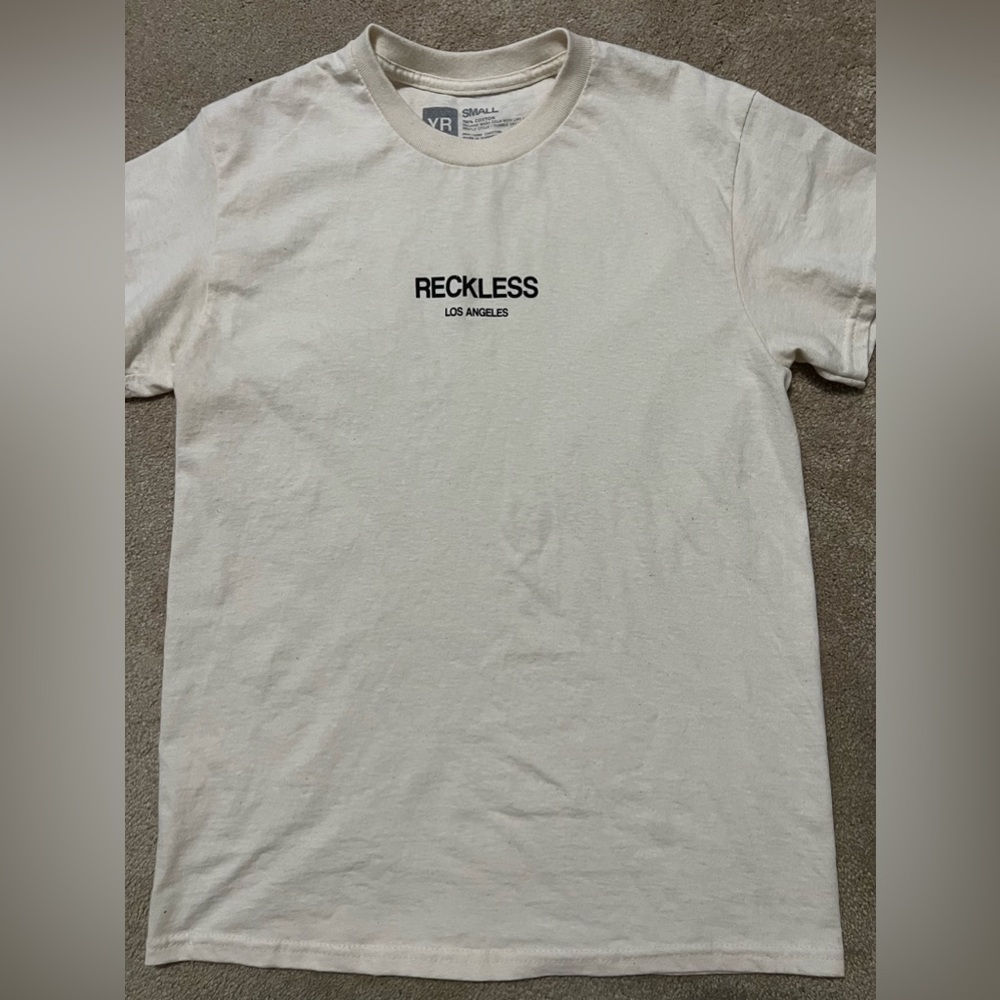 Young & Reckless tan shirt men’s small
